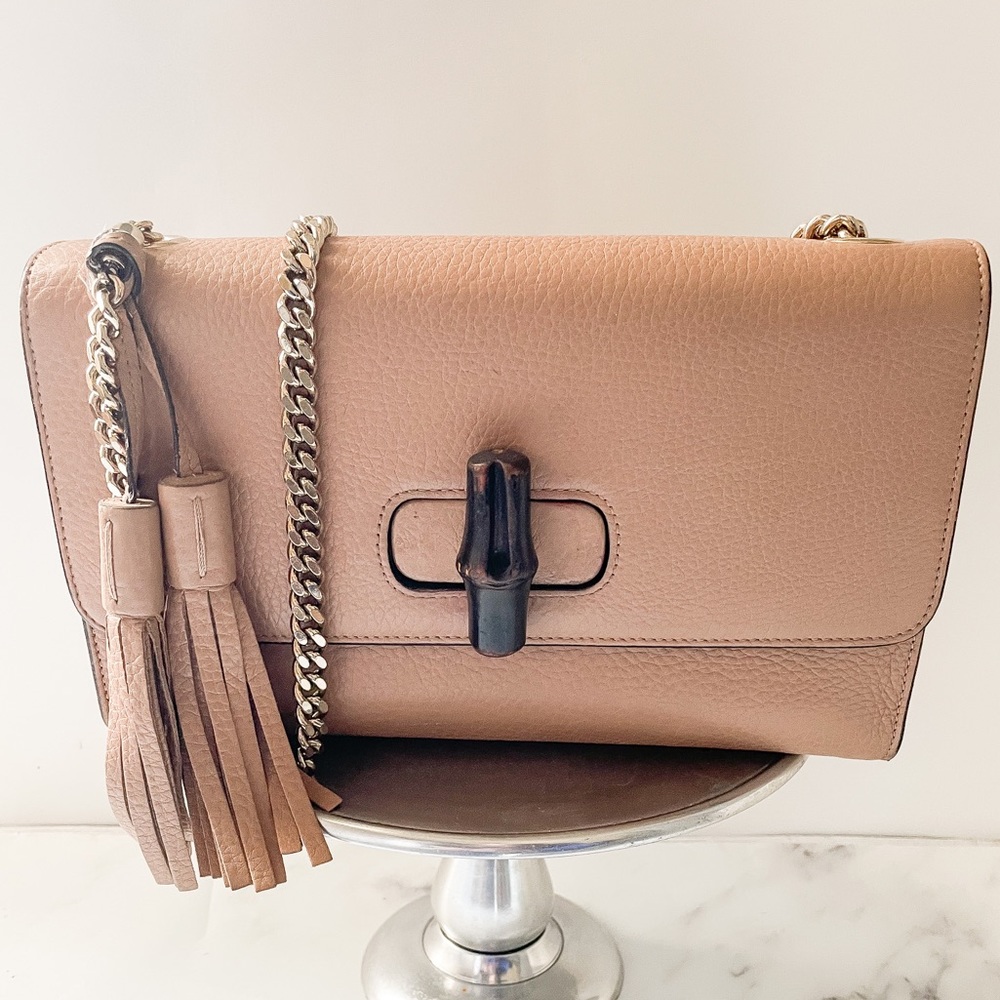 GUCCI Miss Bamboo Medium Shoulder Bag